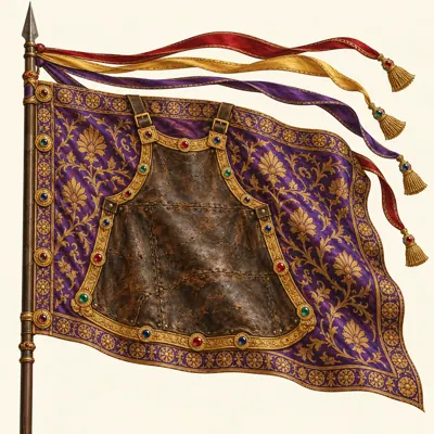 The banner of The Kaviani standard (Derafsh-e Kaviani)
