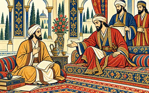 Abu Mansur Offers His Patronage