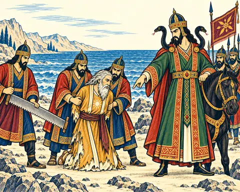 Zahhak Seizes Jamshid by the Sea