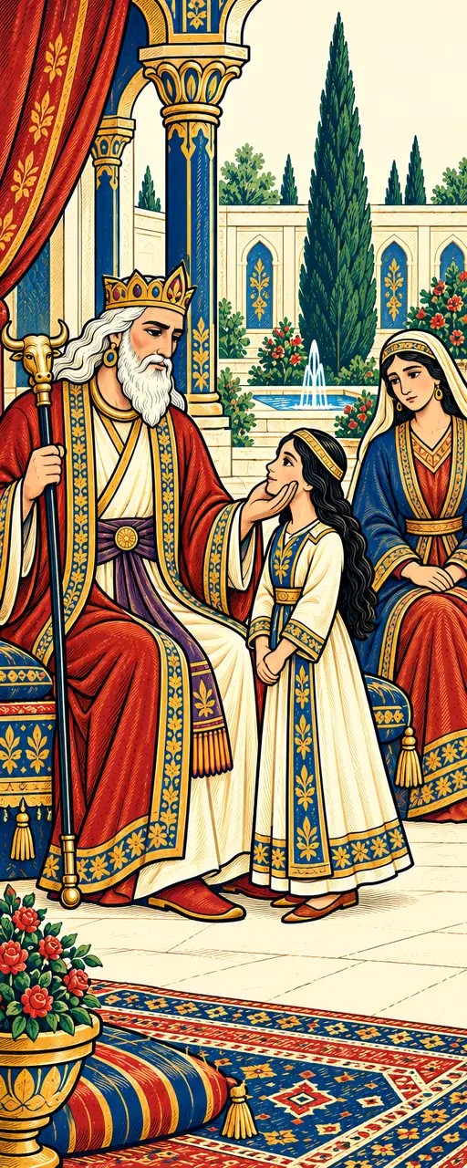 Fereydoon Raises Iraj's Daughter