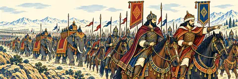 The Armies of Chin and Khavar March