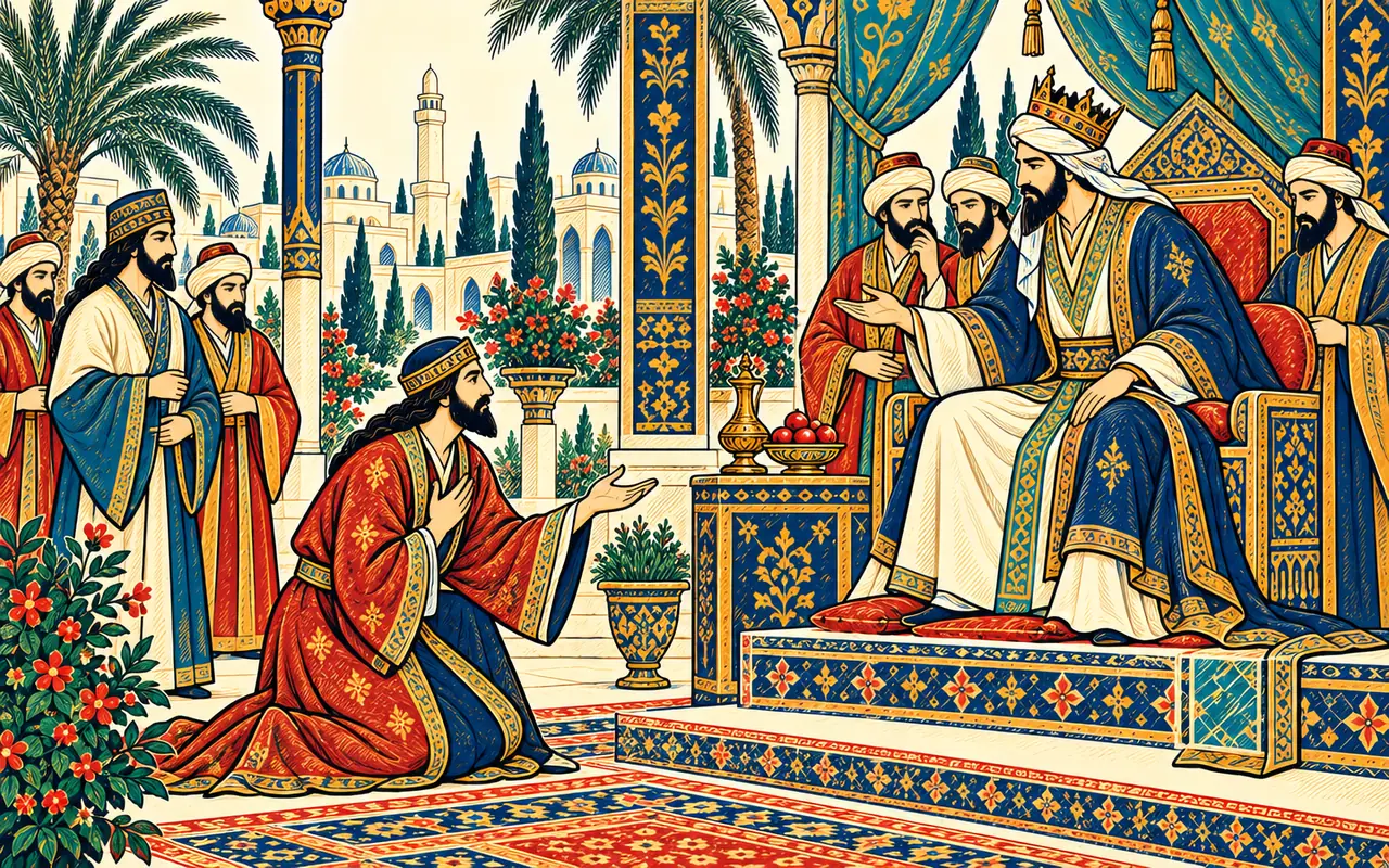 Jandal Before King Sarv of Yemen