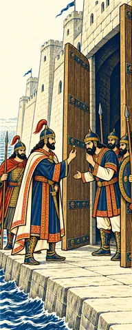 Gharan Shows Tur's Signet at the Gate