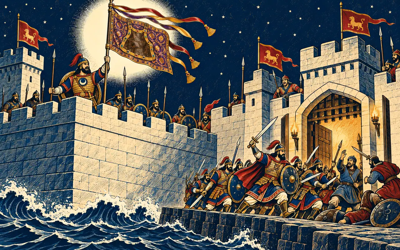 Gharan Raises the Banner on the Wall