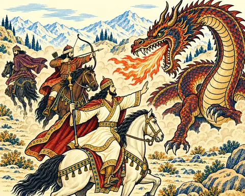 Fereydoon as Dragon Tests His Sons