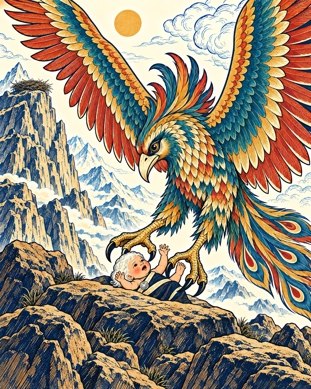 The Simorgh Seizes the Infant