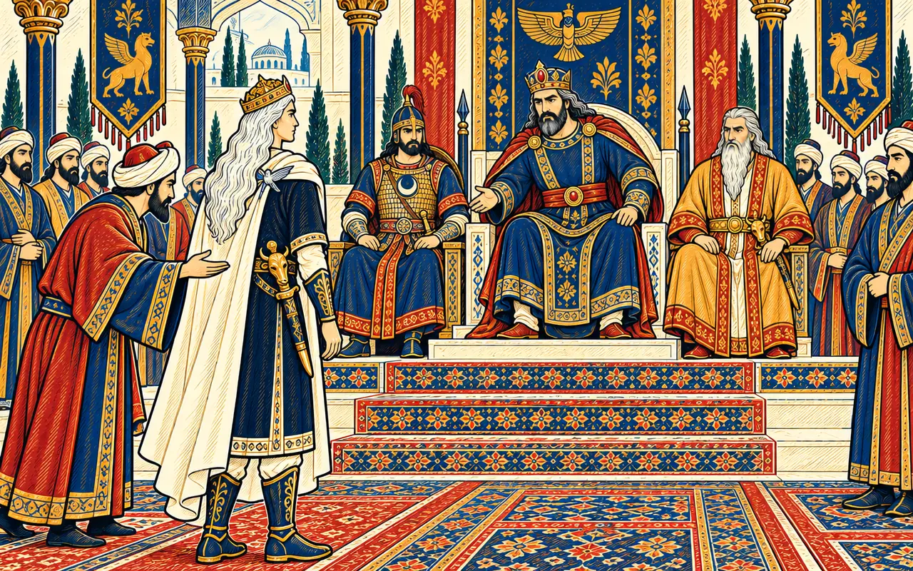 Zal Presented Before Manuchehr