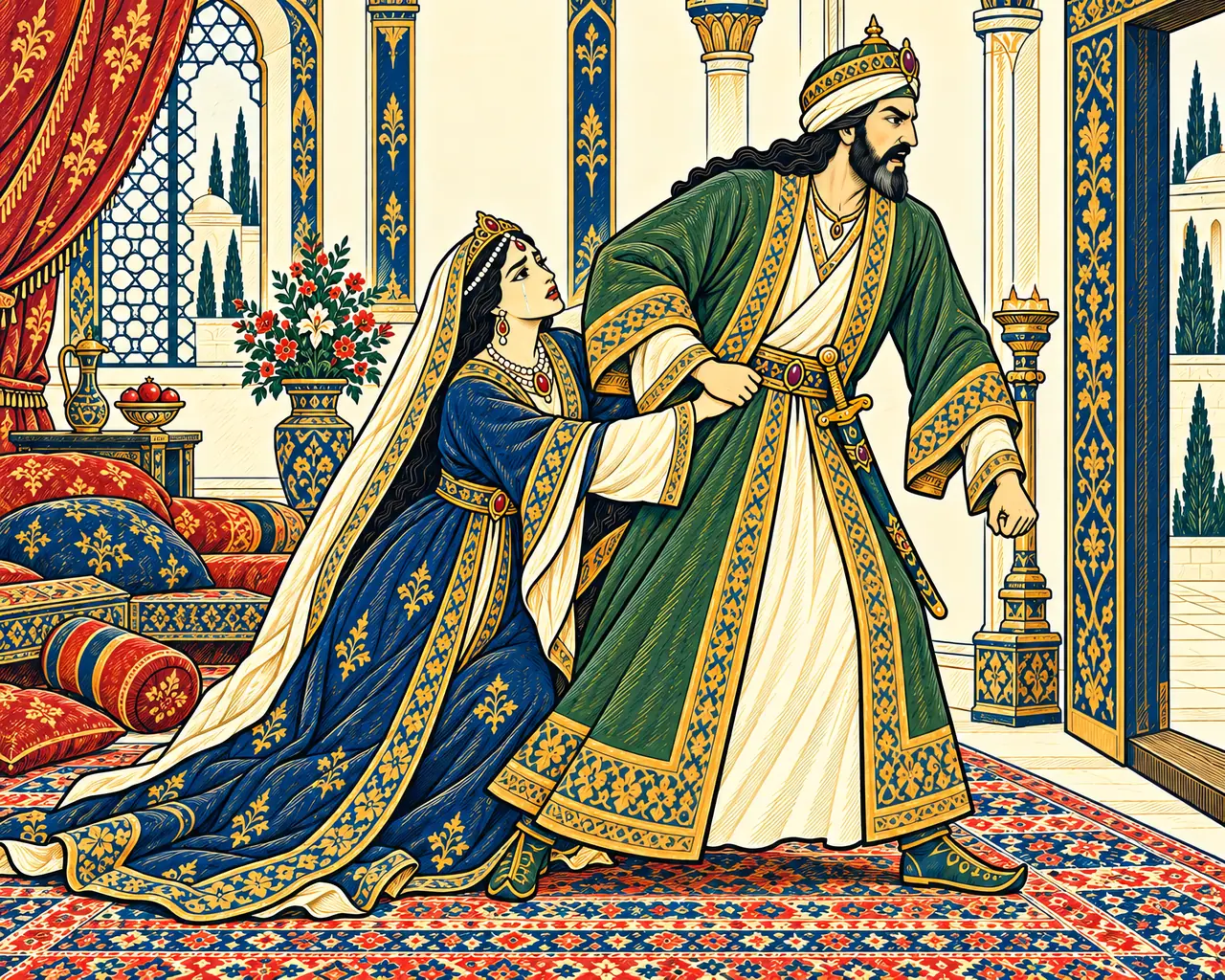 Mehrab Draws on His Daughter