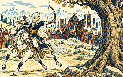 Zal's Arrow Pierces the Ancient Tree