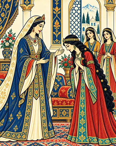 Sindokht Brings Rudabeh the News