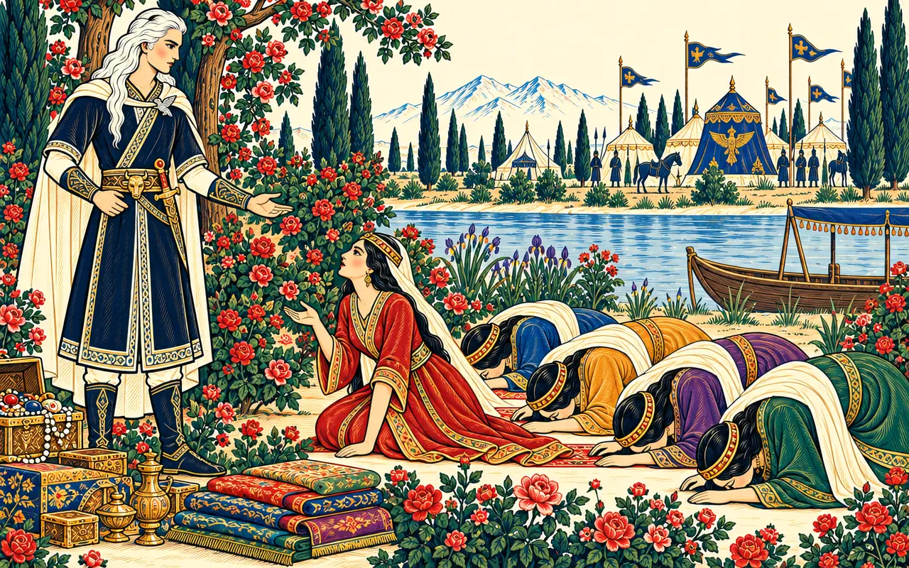 The Maidens Bow Before Zal