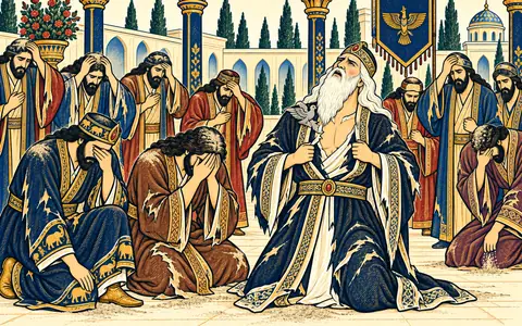 Zal Rends His Garments for Nohzar