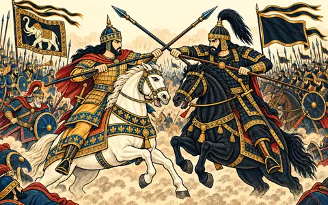 Nohzar and Afrasiab Clash Spear to Spear