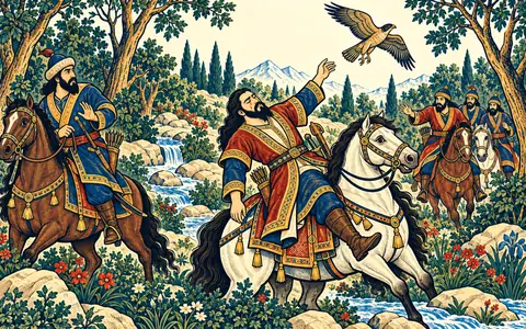 Zavareh Falls at Siavash's Hunting-Ground
