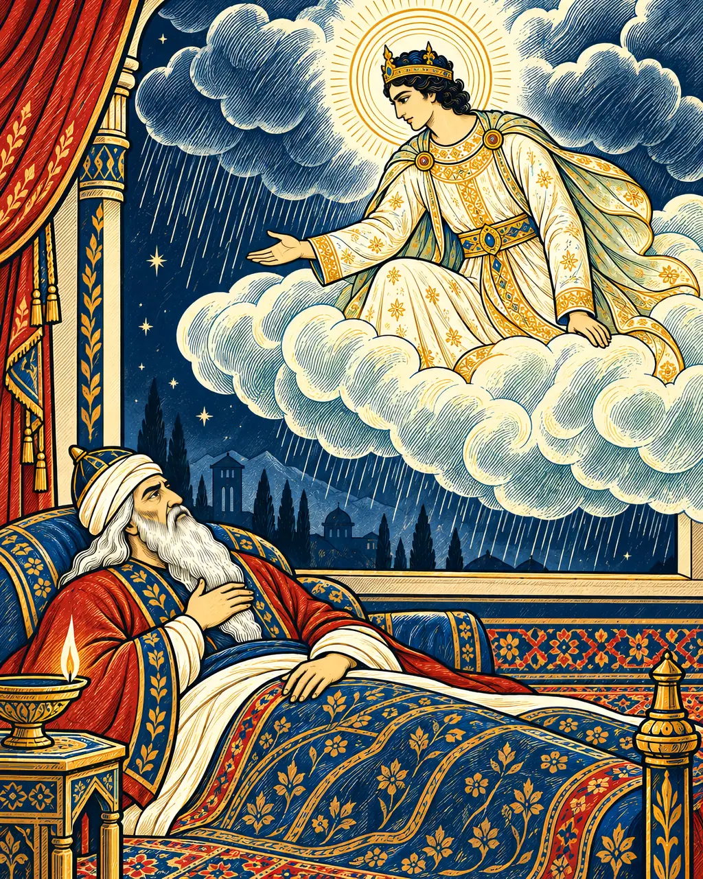 Soroush Appears to Gudarz in a Dream