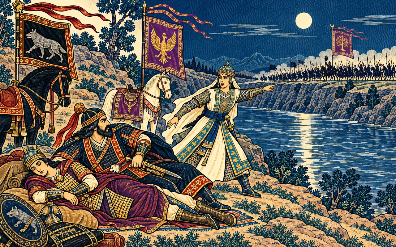 Farangis Sights the Pursuers