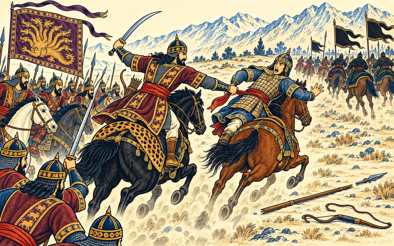Faramarz Seizes Surkha by the Belt