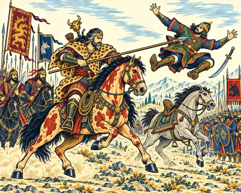 Rostam Hurls Pilsam from the Saddle