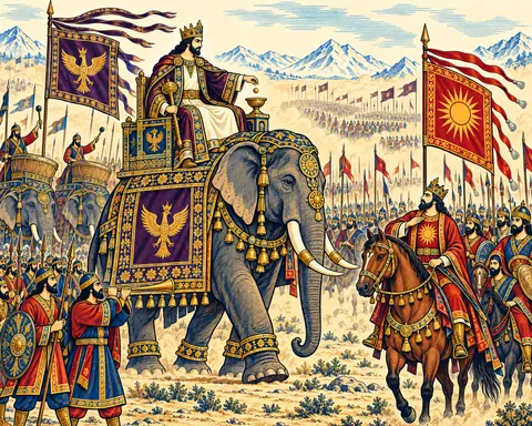 Khosrow Enthroned upon the Elephant