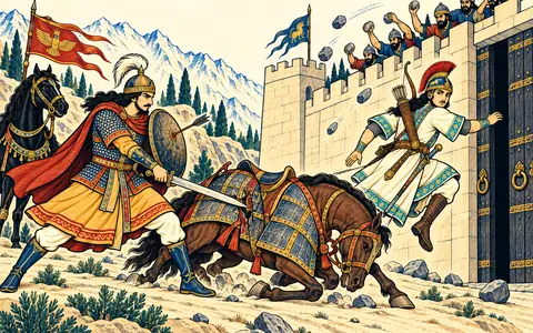 Bijan Pursues Forood to the Gate