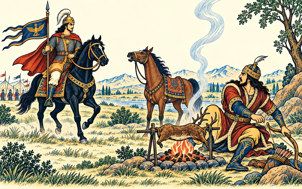 Bijan Comes Upon Palashan's Fire