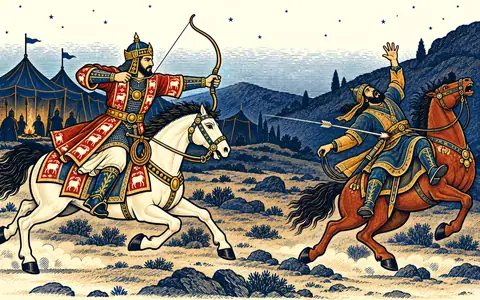 Bahram Shoots Kabuda in the Dark