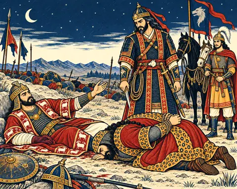 Tazhav Begs Before the Dying Bahram