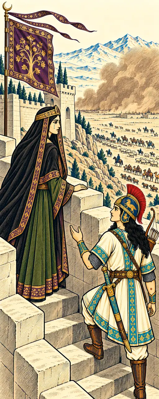 Jarireh Watches the Dust over Charam