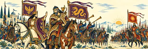 Khosrow Sees Rostam's Army Off