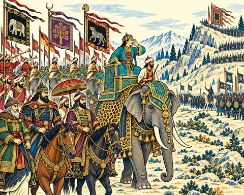 The Khan of Chin Rides Out to View Hamavan