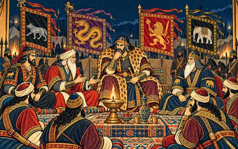 Rostam Hears the Chiefs by Lamplight
