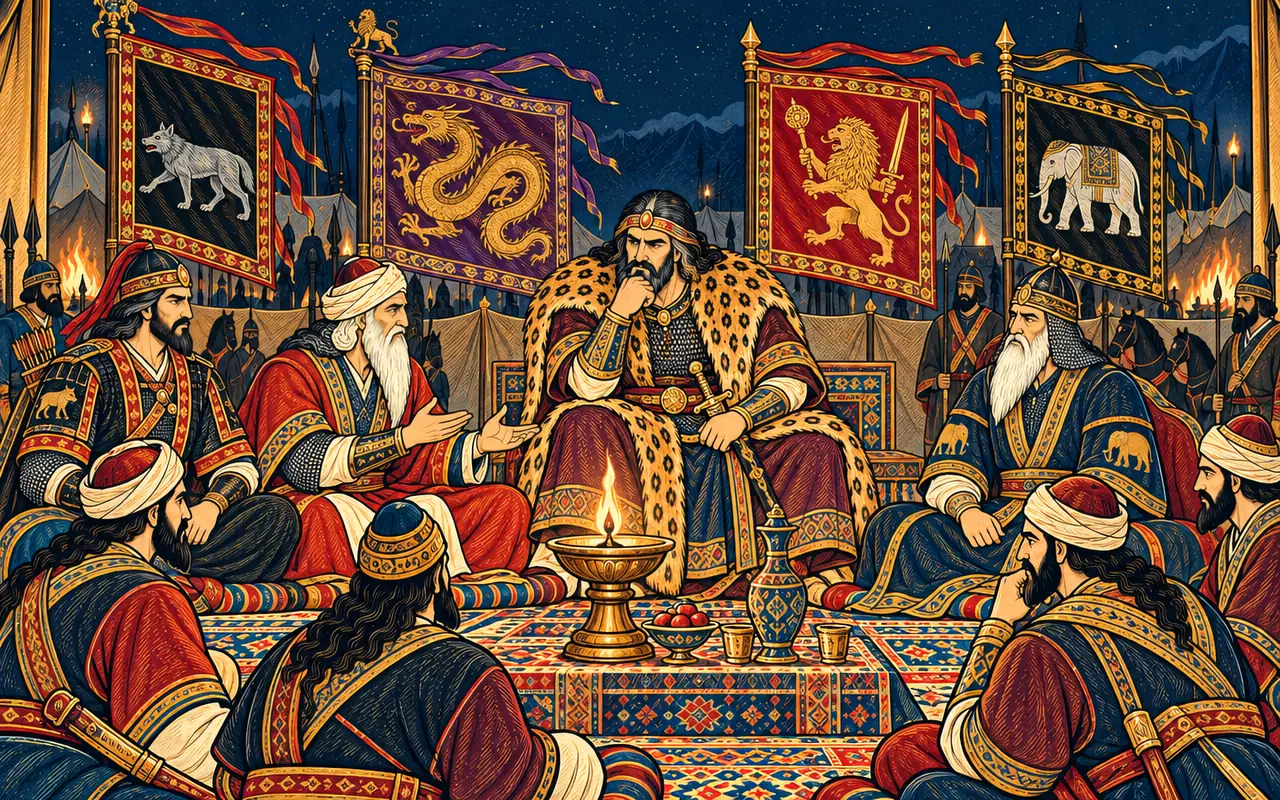 Rostam Hears the Chiefs by Lamplight