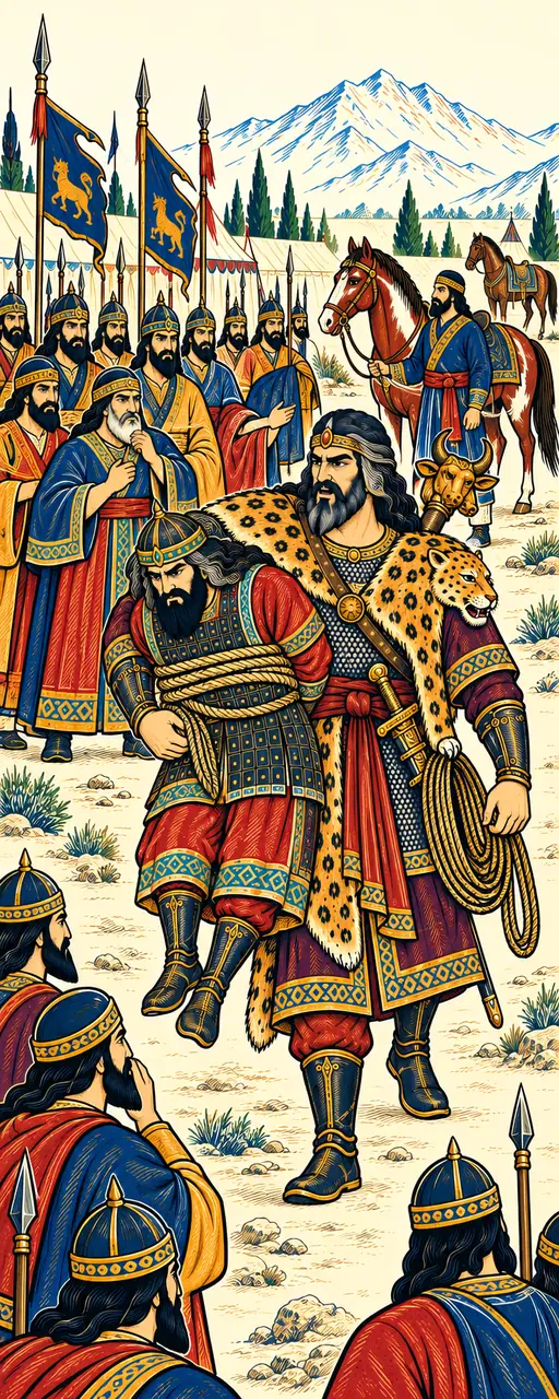 Rostam Carries the Bound Kamus