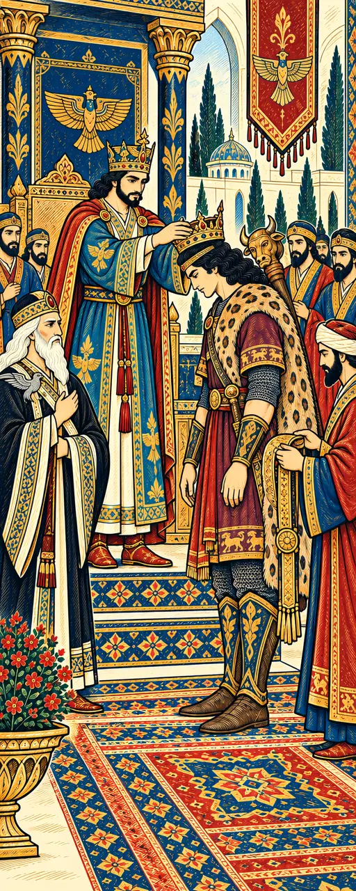 Kay Qobad Crowns Rostam