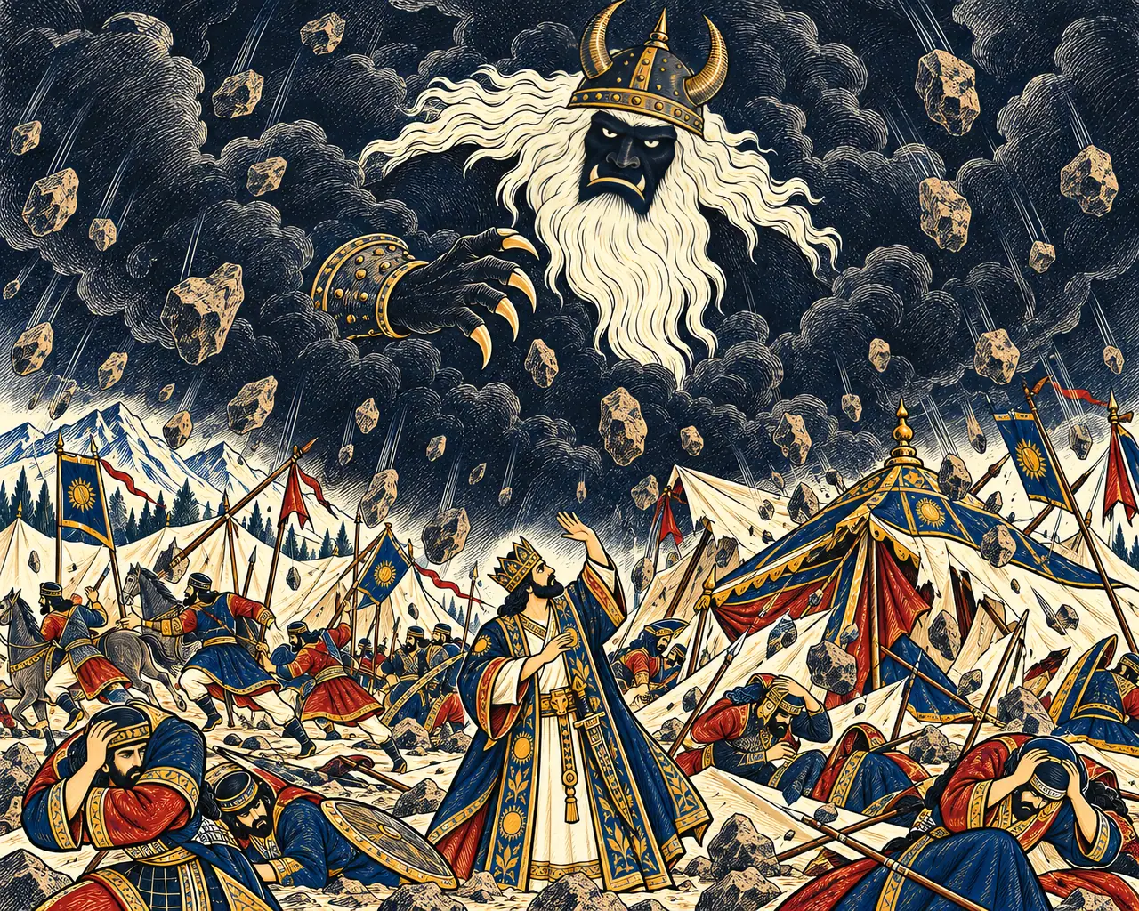 The White Div's Darkness and Stone-Rain