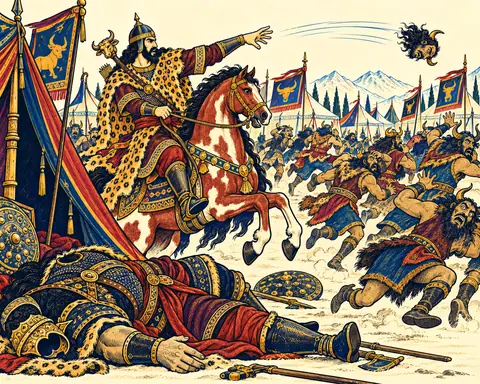 Rostam Hurls Arzhang's Head