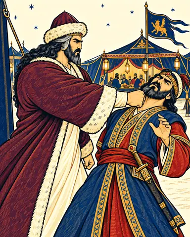 Rostam's Fist Fells Zhendeh Razm