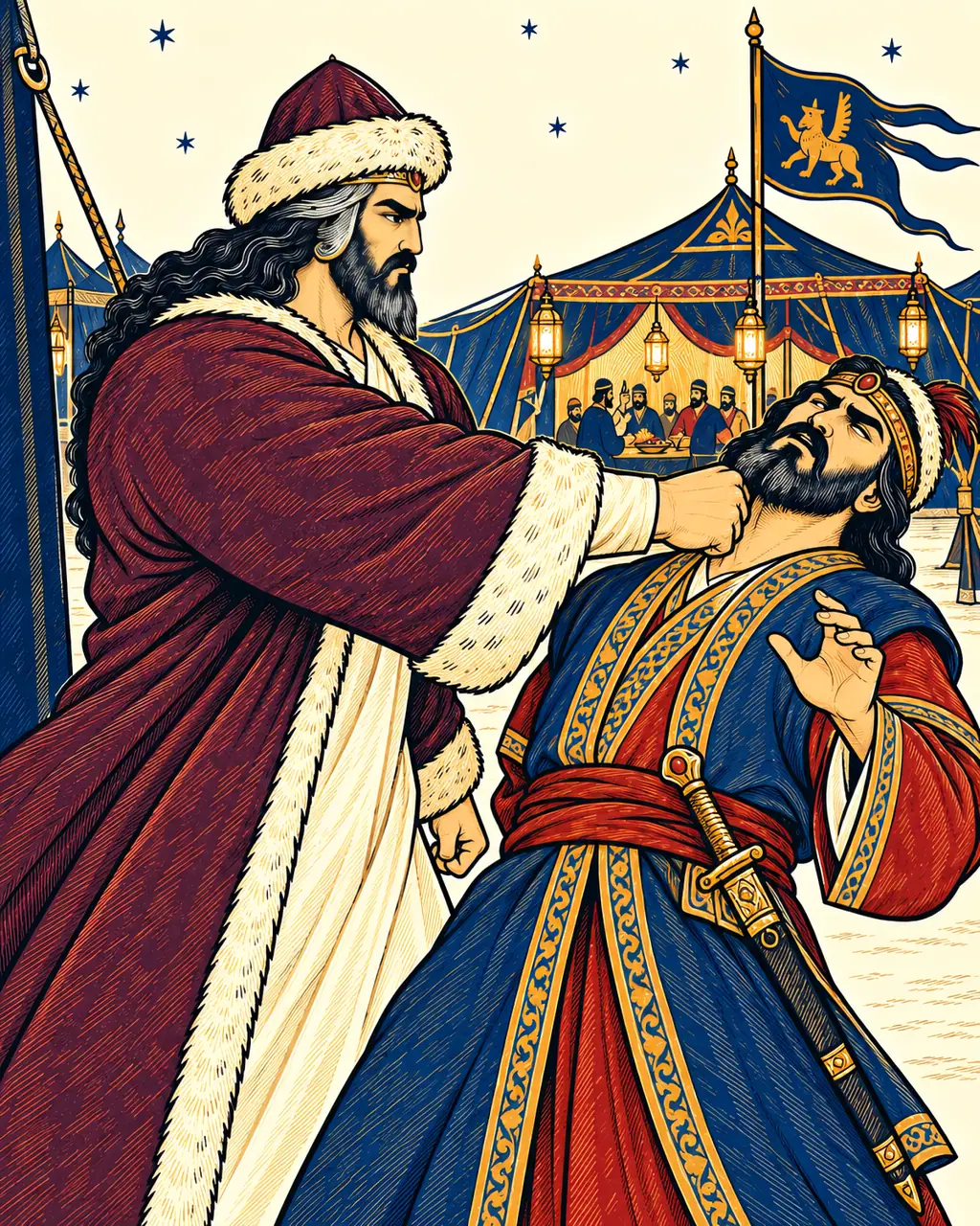 Rostam's Fist Fells Zhendeh Razm