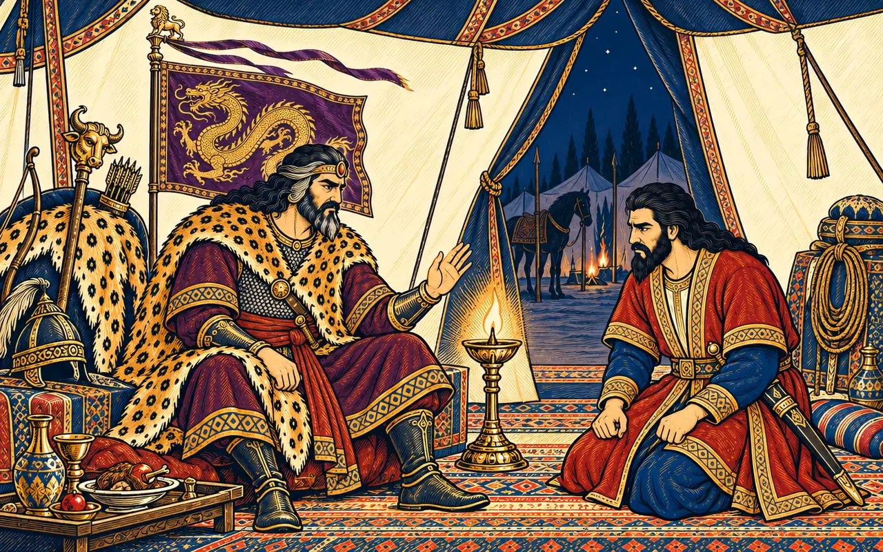Rostam's Night Charge to Zavareh