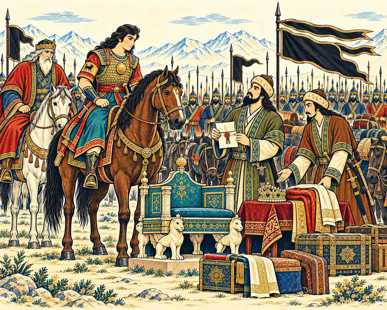 Houman and Barman Bring the Gifts