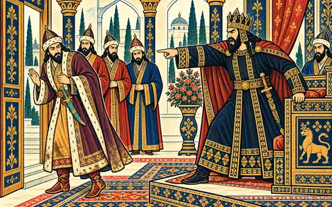 Afrasiab Drives Garsivaz from His Door