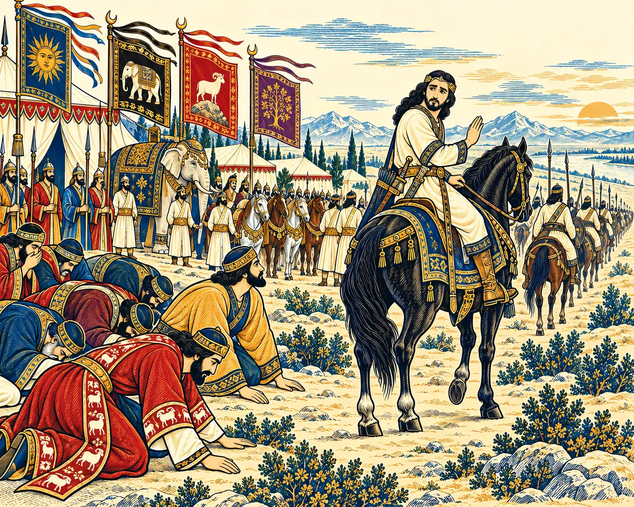 Siavash Departs for the Jihun