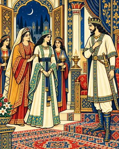 Farangis Comes to Siavash by Night