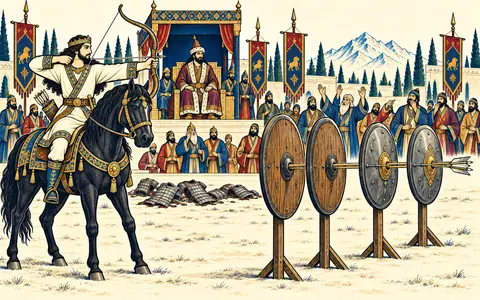 One Arrow Through Four Shields