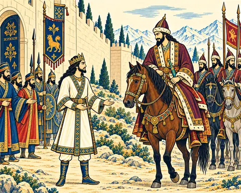 Siavash Walks Out to Greet Garsivaz