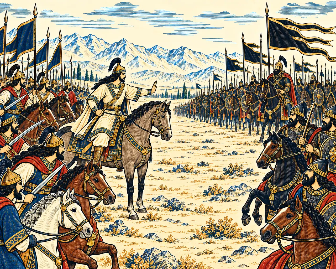 Siavash Forbids His Men to Fight