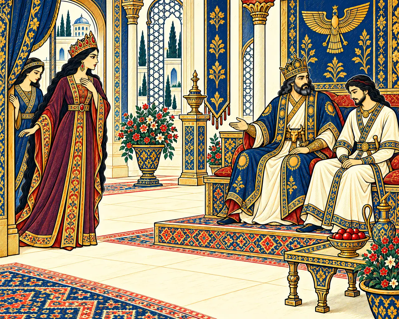 Sudabeh First Beholds Siavash
