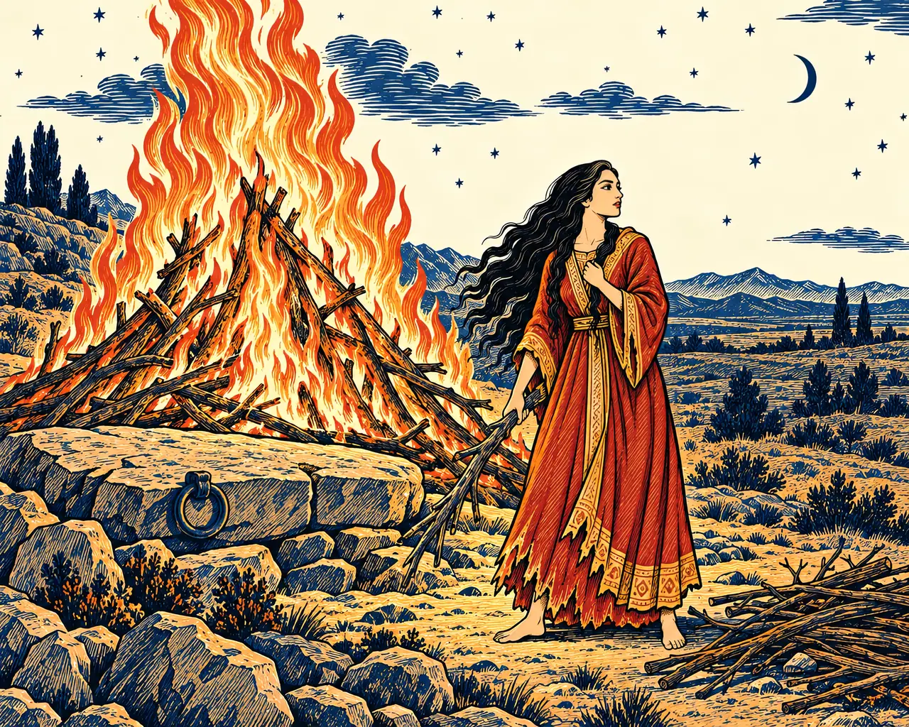 Manijeh Lights the Signal Fire