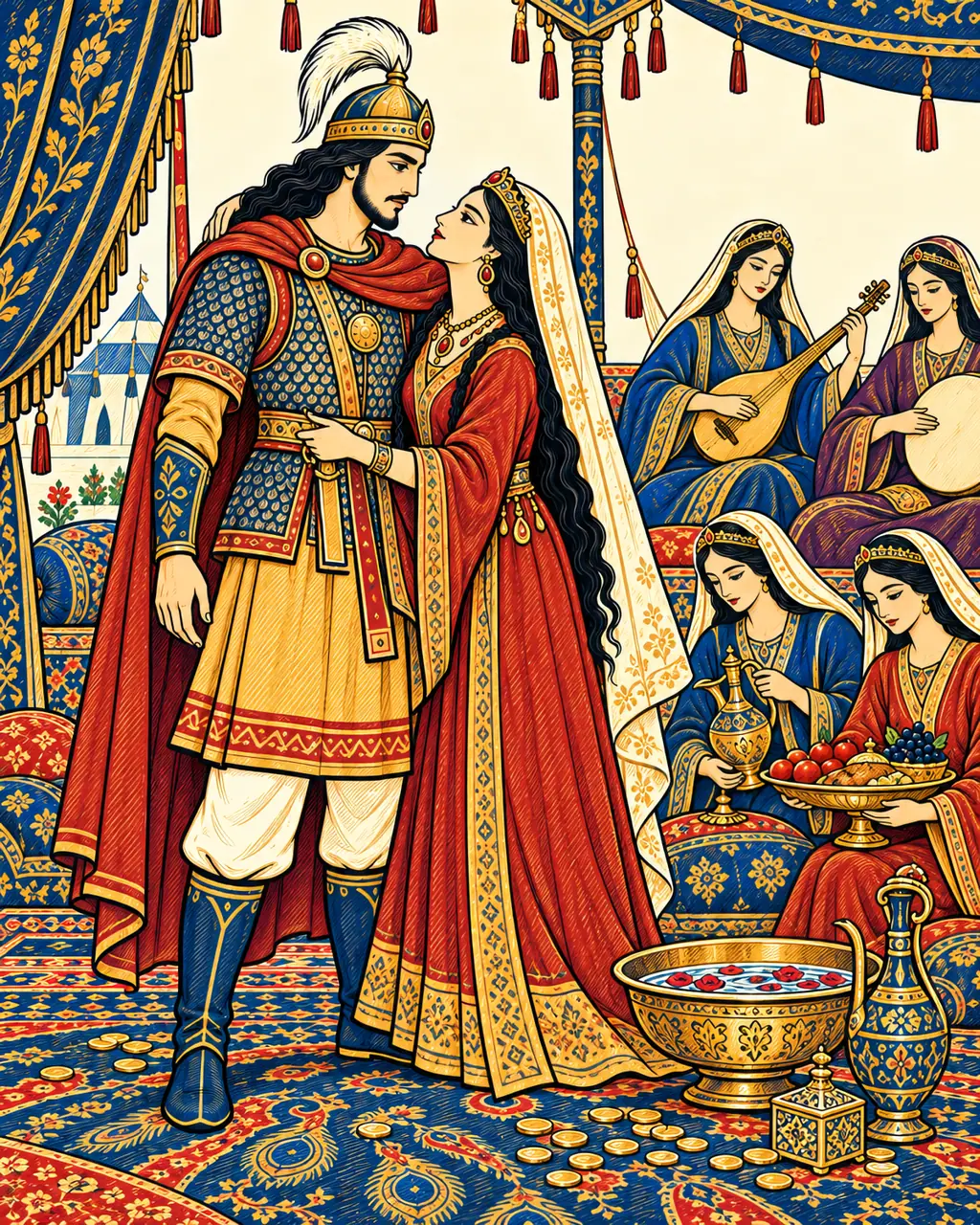 Manijeh Welcomes Bijan into Her Tent