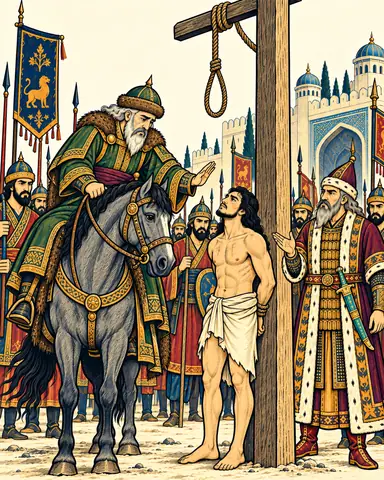 Piran Finds Bijan beneath the Gibbet